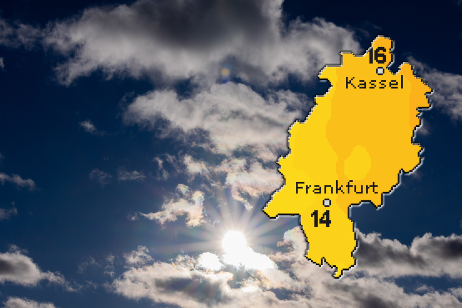 Am Dienstag sollen sich die Höchsttemperaturen in Hessen laut "Wetteronline.de" (Grafik) nur noch zwischen 14 und 16 Grad bewegen.