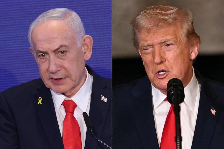 Israeli Prime Minister Benjamin Netanyahu (l.) will meet with Donald Trump in Florida this weekend, marking his fifth visit to the US president this year.