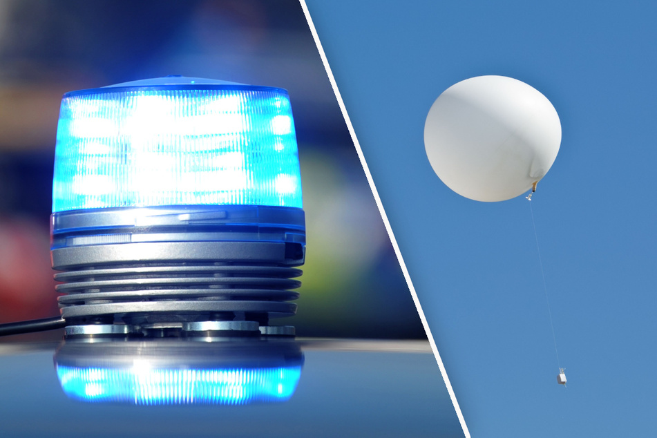 Ein Wetterballon sorgte für einen Polizeieinsatz in Oberfranken.