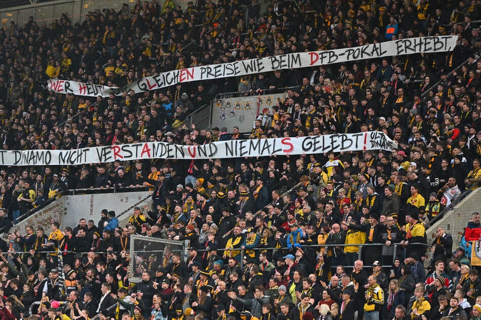 Proteste über gestiegene Preise gab es bei Dynamo Dresden bereits in der vergangenen Saison.
