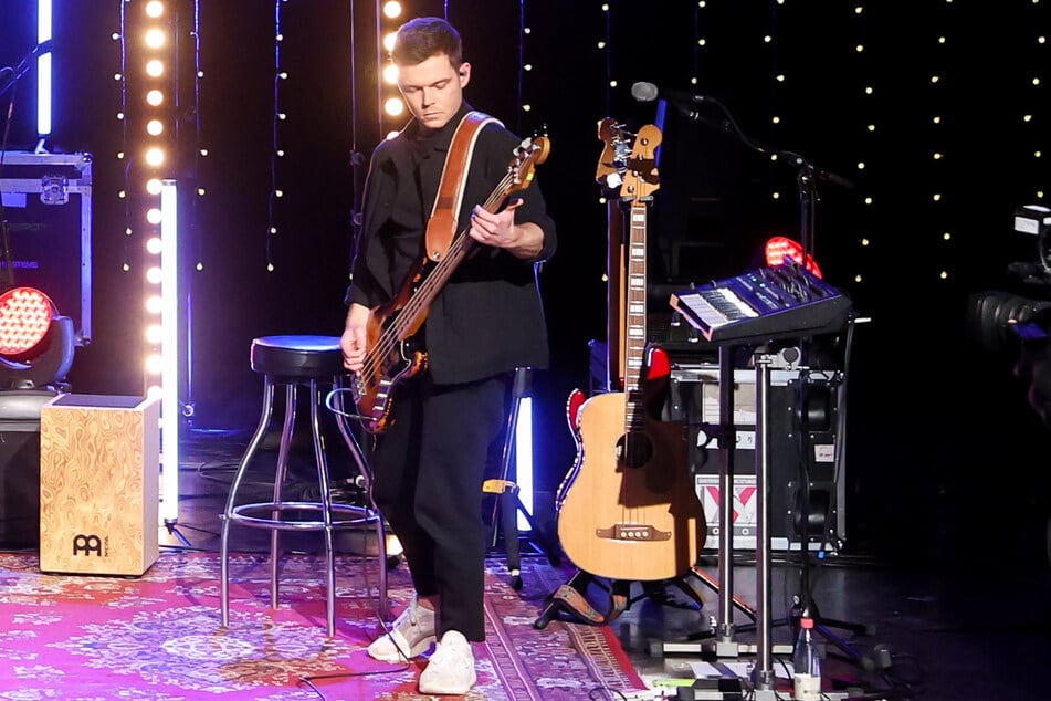 Georg Listing spielt bei Tokio Hotel an der Bassgitarre. (Archivfoto)