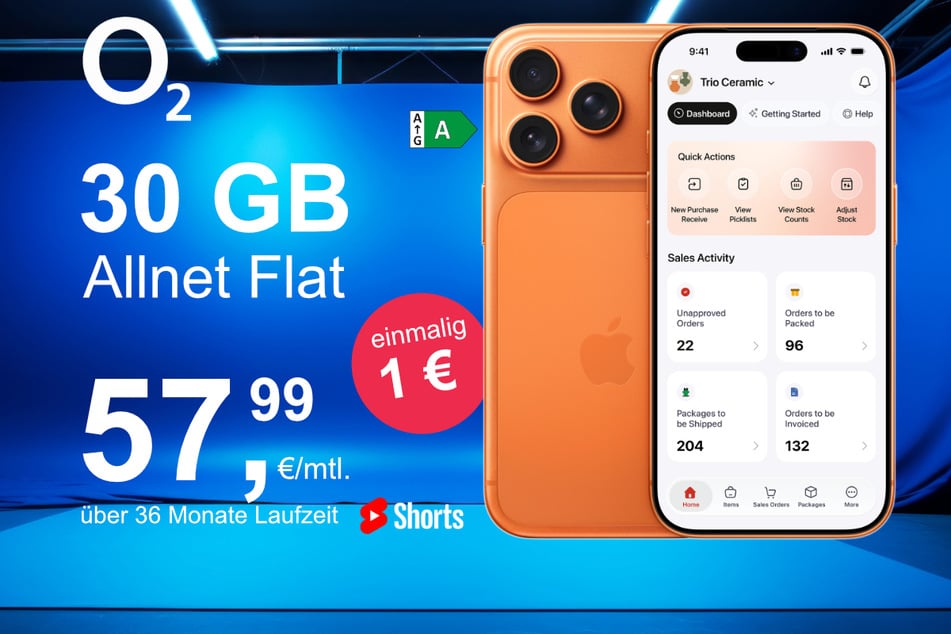 Das neue iPhone 17 Pro inkl. 30 GB Datenvolumen für nur 1 Euro exklusiv bei o2.