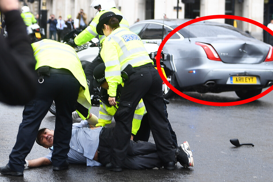 Boris Johnson in Unfall verwickelt? Regierungs-Flotte crasht ineinander!