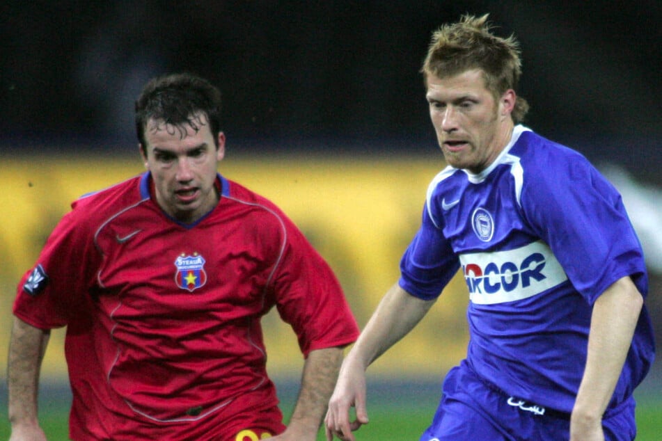 Zu Andreas Neuendorf (50, r.) hatte Marcelinho während seiner Zeit bei Hertha BSC eine enge Verbindung. (Archivfoto)