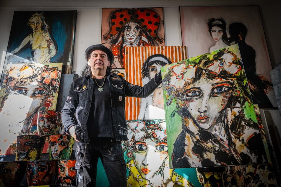 Jean Schmiedel (62) zieht mit seiner Kunst von Chemnitz nach Berlin.