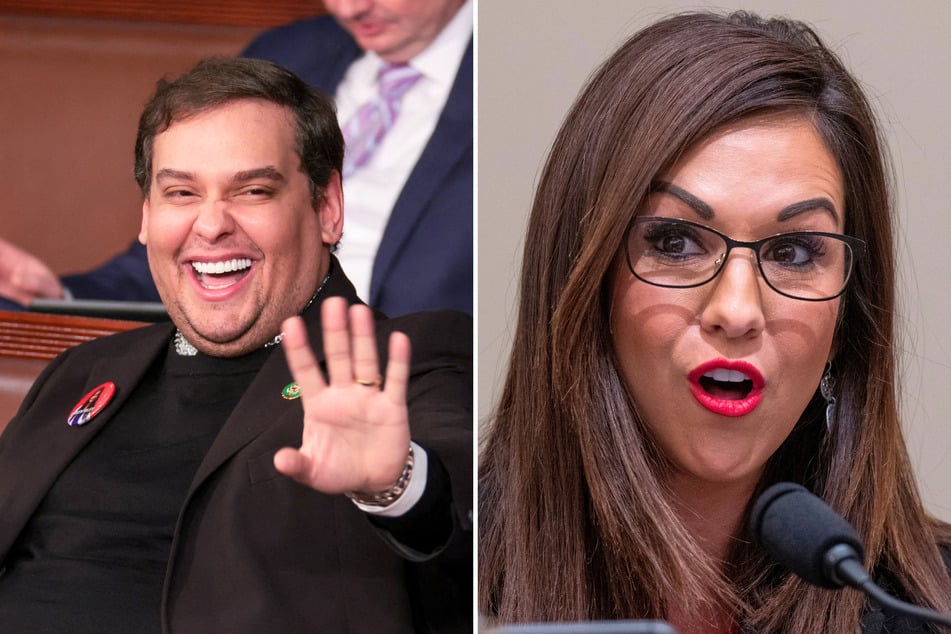 Lauren Boebert caught beefing with bouncer outside George Santos Christmas party