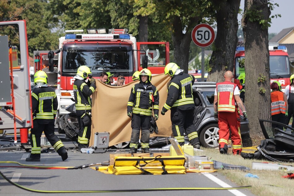 Auf der B109 hat es am Sonntag einen schweren Unfall gegeben.