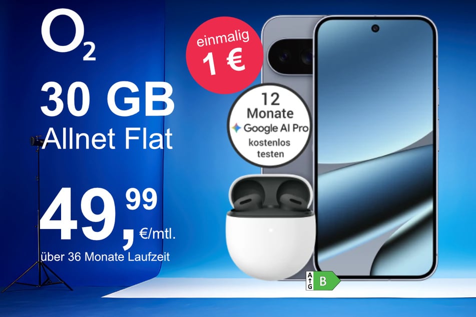 Das Google Pixel 10 Pro XL mit Pixel Buds 2a im Bundle für nur 1 Euro exklusiv bei o2.