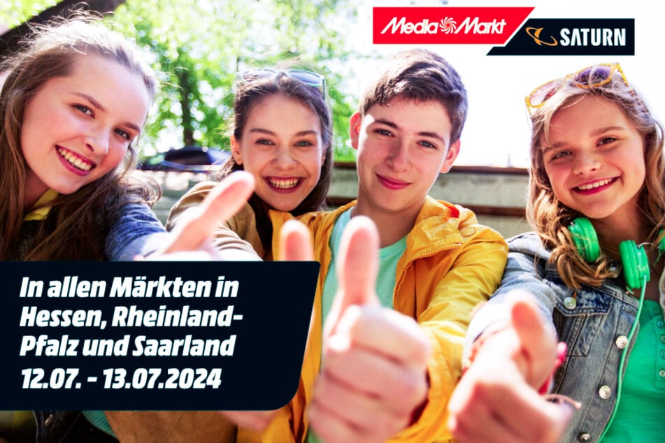 MediaMarkt und Saturn in Rheinland-Pfalz, Saarland, Hessen belohnen Samstag (13.7.) alle fleißigen Schüler.