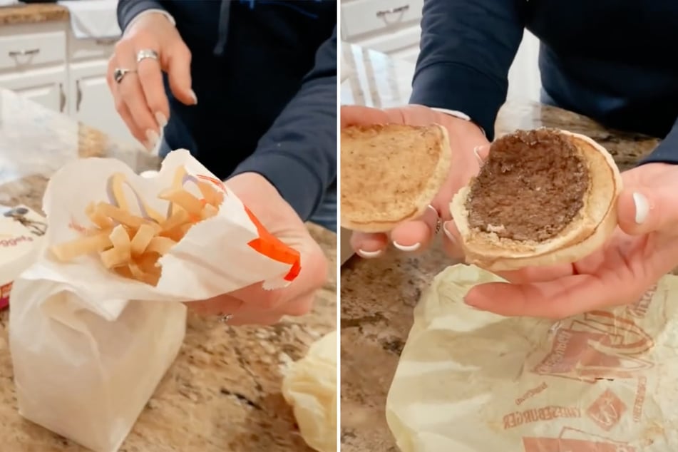 Pommes und Burger kann man noch eindeutig identifizieren, essen sollte man das Ganze nach all den Jahren aber lieber nicht mehr.