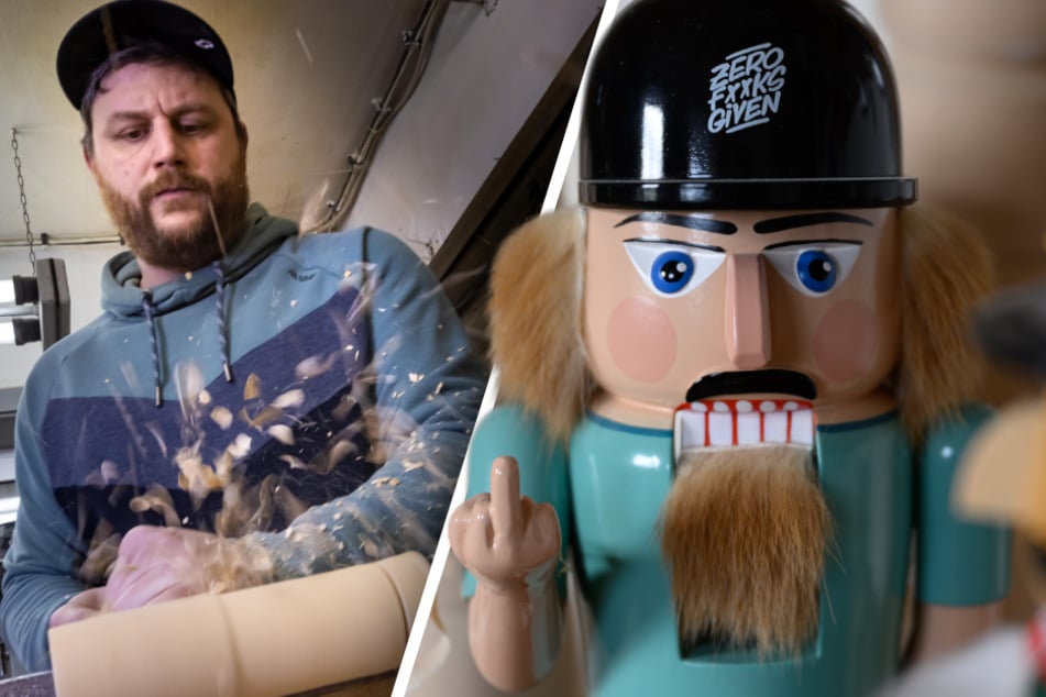 Darum zeigt dieser Nussknacker den Stinkefinger