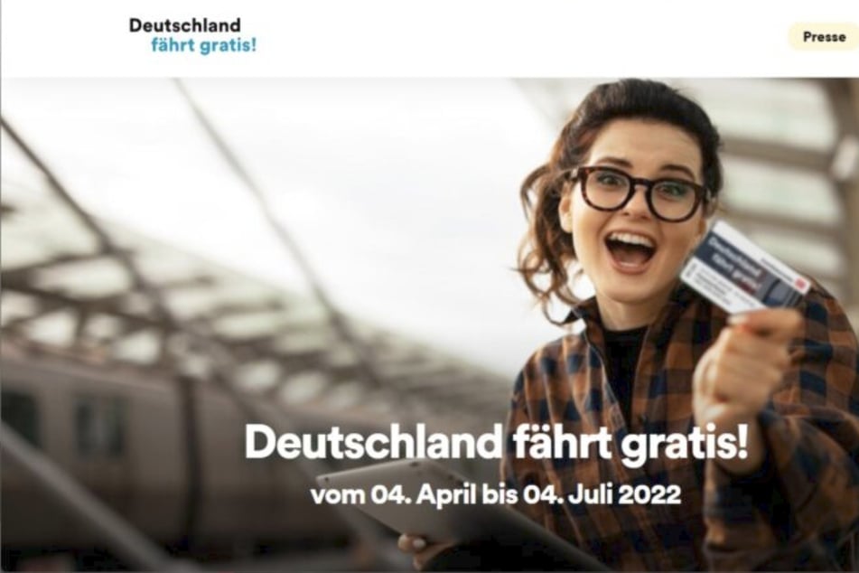 So vertrauenswürdig sah die Startseite von "Deutschland-faehrt-gratis.de" aus.