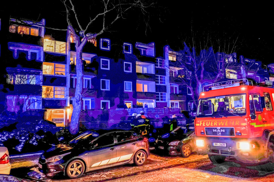 Rettungskräfte am Einsatzort.