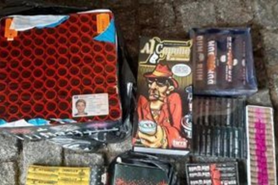 Die Bundespolizei hat am Grenzübergang in Schmilka diese verbotene Pyrotechnik sichergestellt.