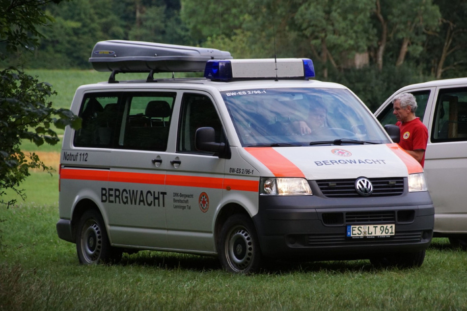 Die Bergwacht war am Freitagabend nach dem Absturz im Einsatz.