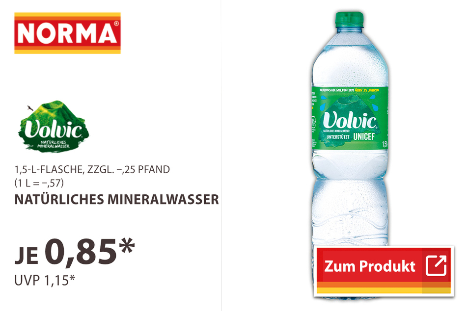Volvic Natürliches Mineralwasser
