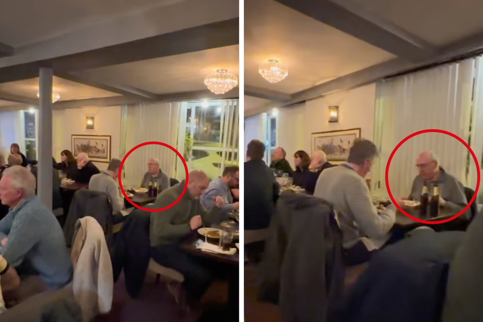 Das Video führt den Betrachter durch ein vollbesetztes Restaurant, während im Hintergrund ein Lied läuft. Eine vermeintlich normale Szenerie. Doch eine Sache ist rätselhaft.