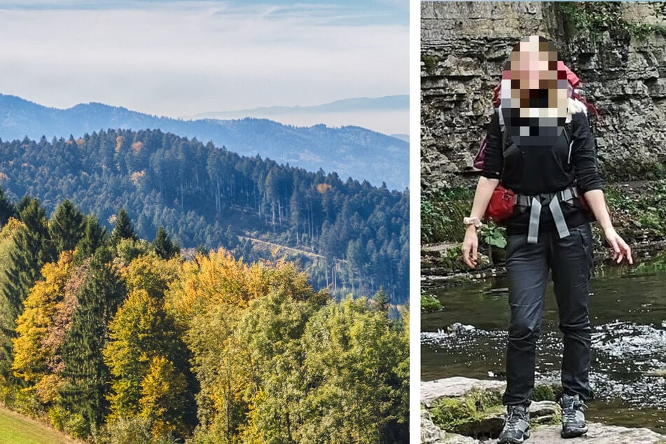 Die 26-Jährige war zum Wandern im Schwarzwald unterwegs.