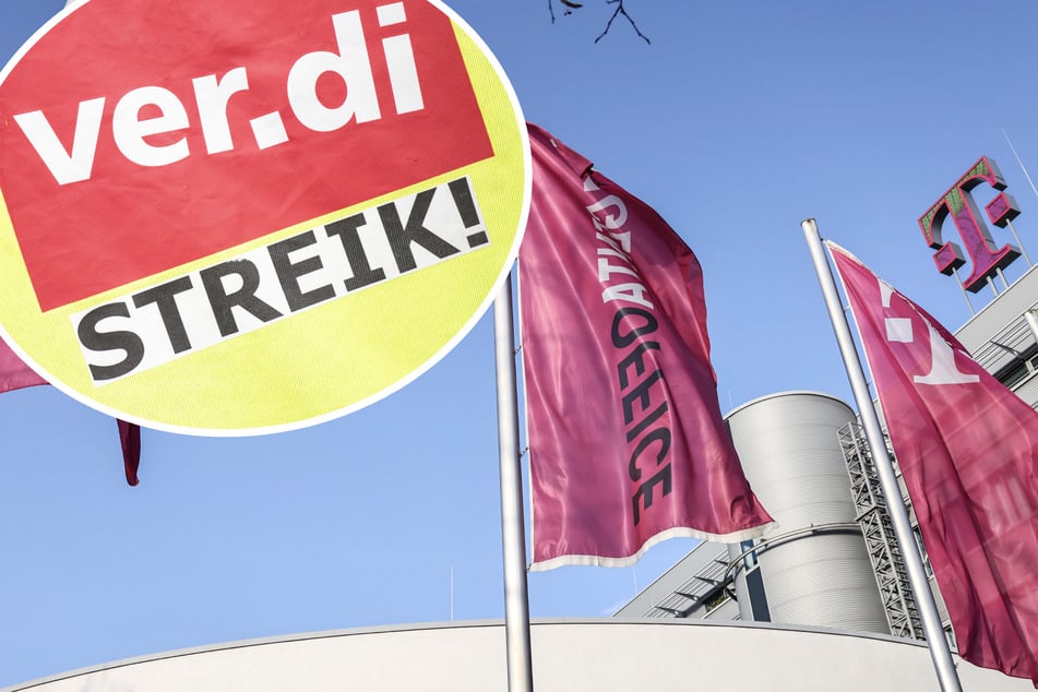 Verdi will hunderte Telekom-Mitarbeitende in Sachsen, Sachsen-Anhalt und Thüringen zum Warnstreik bewegen. (Symbolfoto)