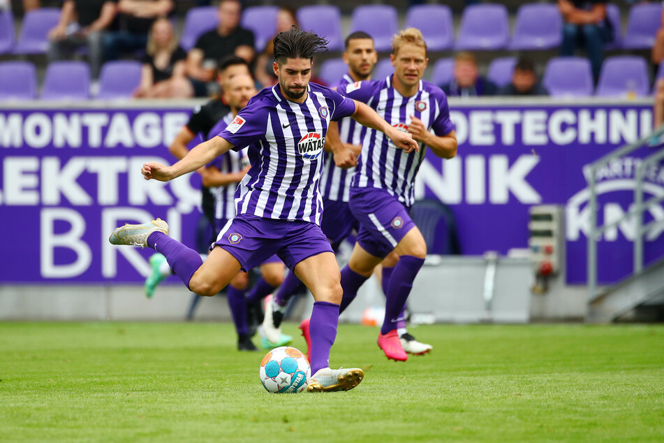 Offensivspieler Semih Sahin (21) musste das Spiel gegen Magdeburg verletzt verlassen.