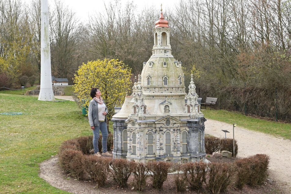 Viele Objekte wurden in der Winterpause überarbeitet, so auch die Dresdener Frauenkirche.