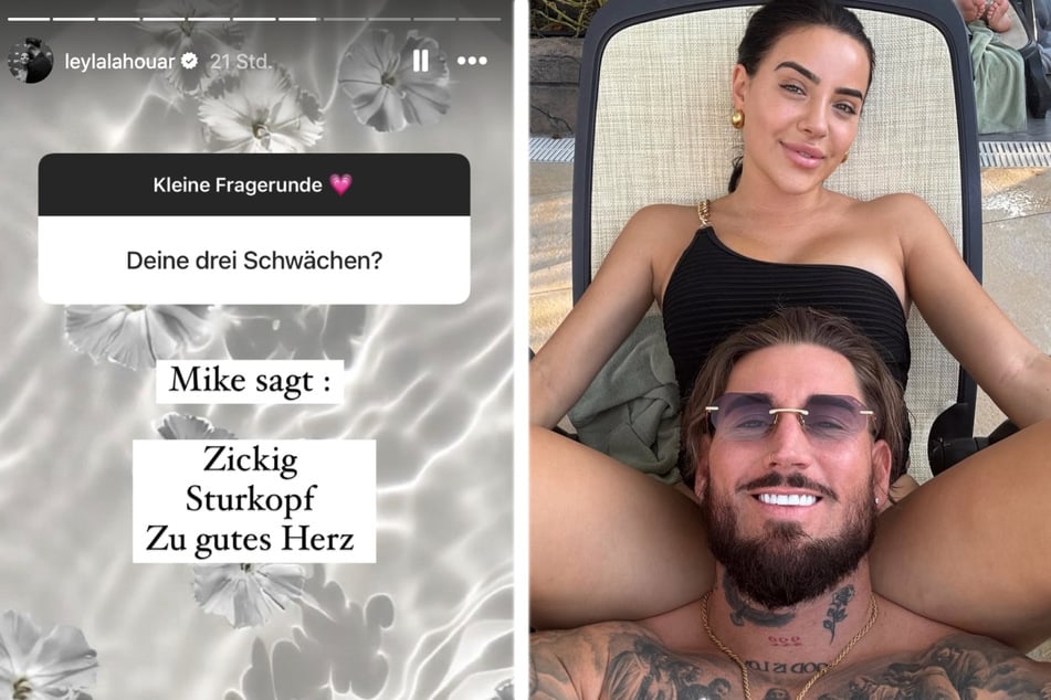 In einer Instagram-Fragerunde beantwortete letztlich Mike jene hier zu sehende Frage über Leylas drei große Schwächen.