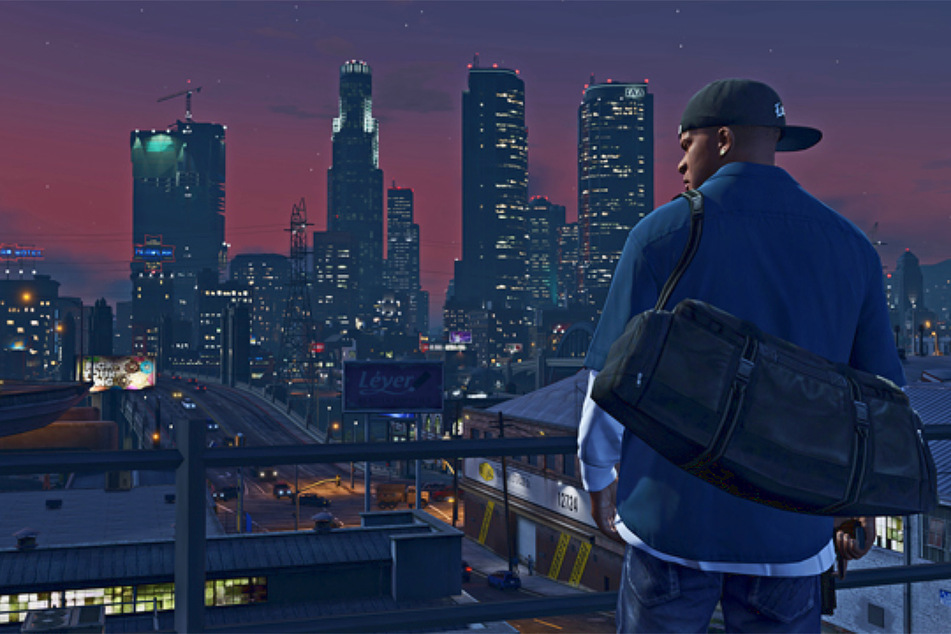 Sometimes you just need to take a break during a heist to take in the scenery.