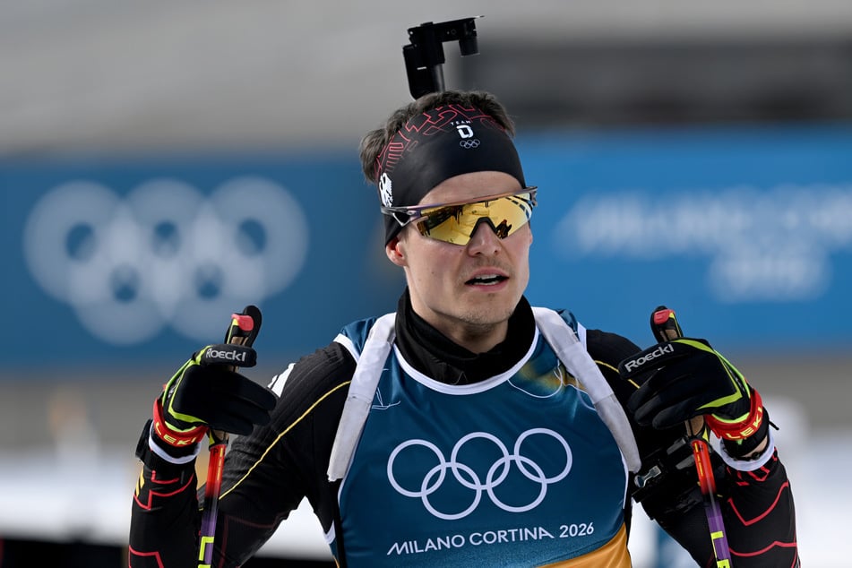 Philipp Horn schrammte im Massenstart am Podest vorbei.