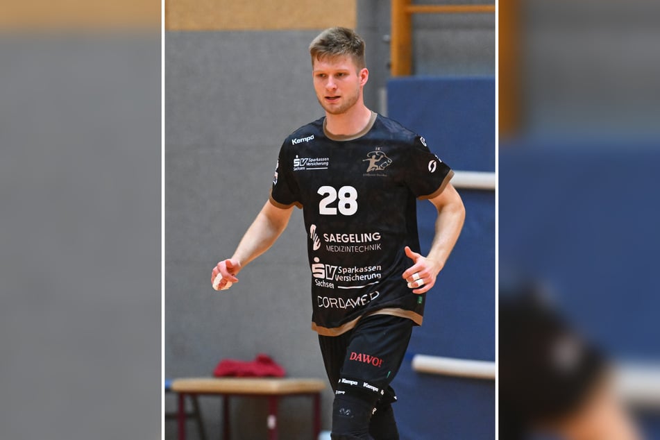 Timo Stoyke (22) trug das Trikot des HC Elbflorenz bisher noch nicht in einem Pflichtspiel. Darauf muss er nun auch weiter warten.