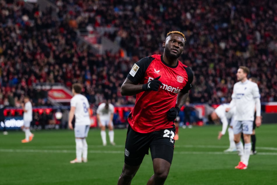 In der abgelaufenen Spielzeit kam Victor Boniface (24) auch verletzungsbedingt auf lediglich 19 Einsätze in der Bundesliga. Dabei gelangen ihm achte Tore und zwei Vorlagen.