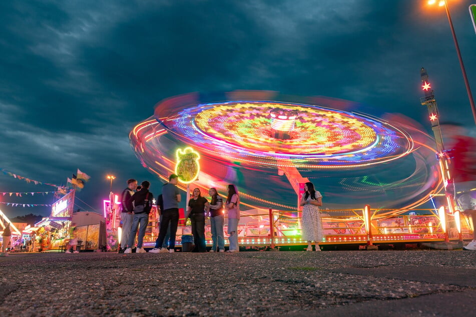 Auf dem Volksfest-Gelände ist wieder Rummelzeit.