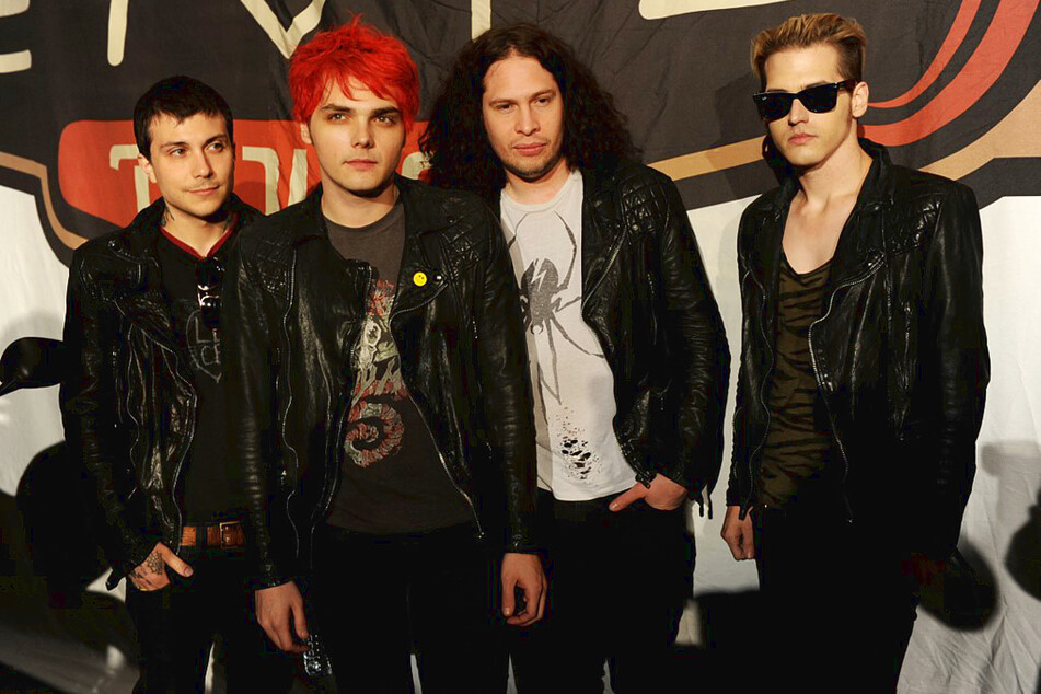 Here's My Chemical Romance in 2011, back in their glory days.