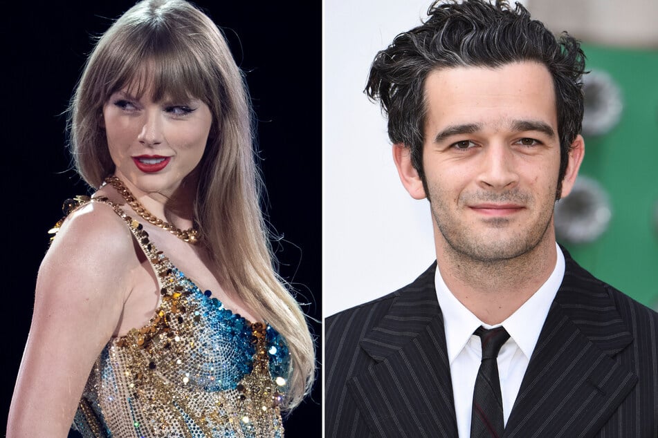 On Wednesday, The Sun published a report in which a source claimed Taylor Swift (l) is now dating Matty Healy after her recent split.