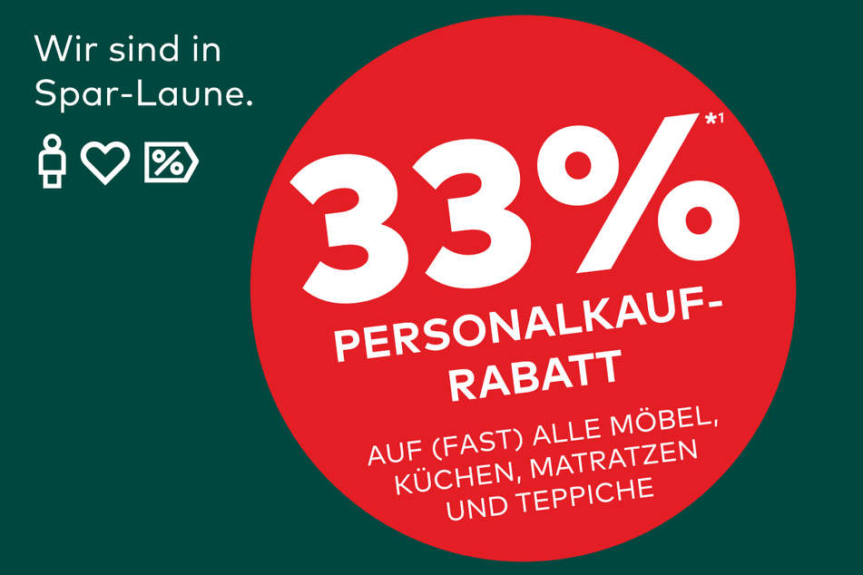 Angebot gilt nur im Einrichtungshaus.