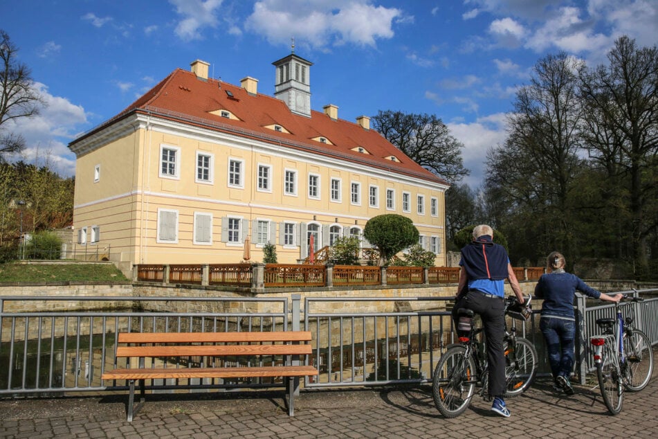 Das Jagdschloss Graupa.