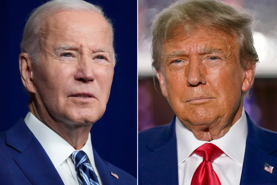 Joe Biden (81, l.) und Donald Trump (77) werden sich dieses Jahr erneut einen spannenden Wahlkampf liefern.