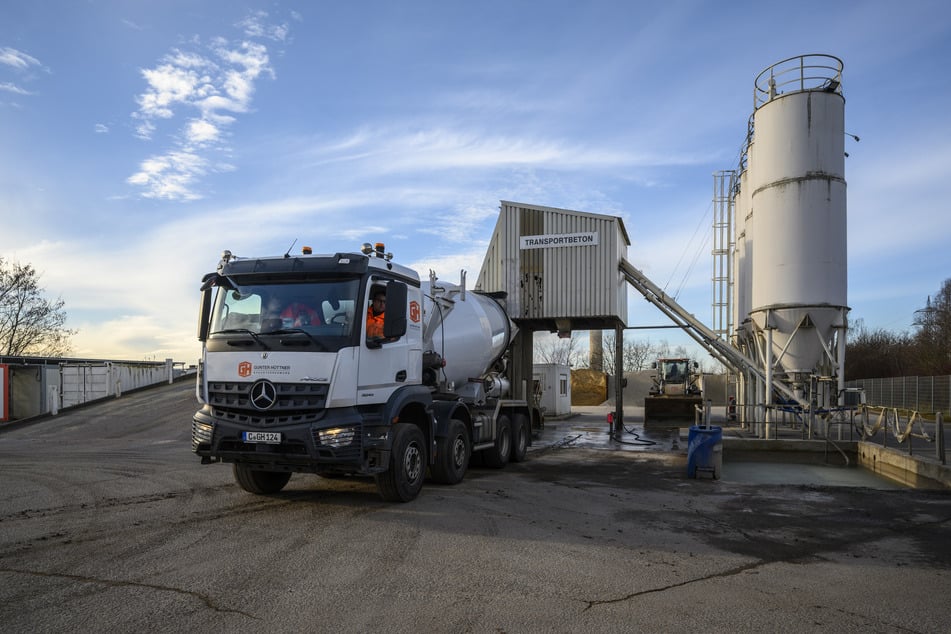 Im Betonmischwerk am Südring wurde die Rezeptur für den Recyclingbeton entwickelt.
