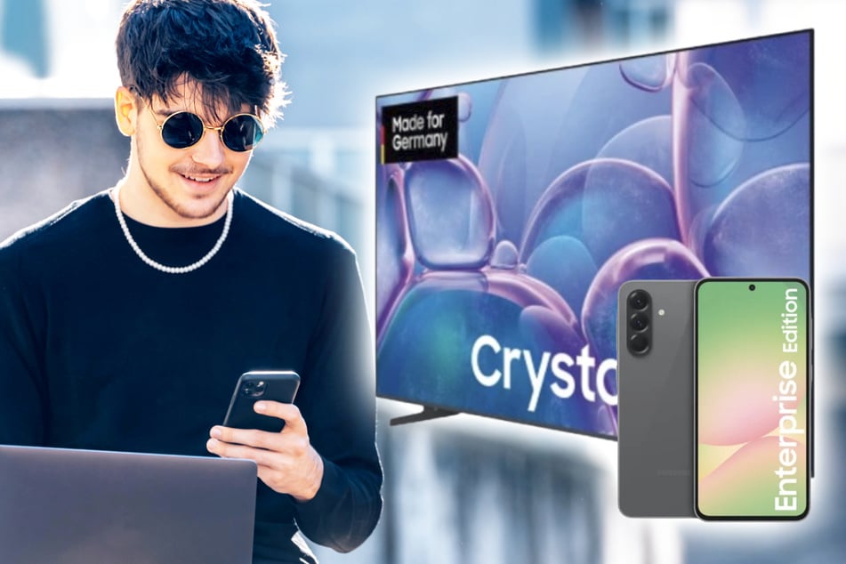 o2 verkauft riesigen 55-Zoll Samsung-TV mit Galaxy A56 EE im Juni stark reduziert