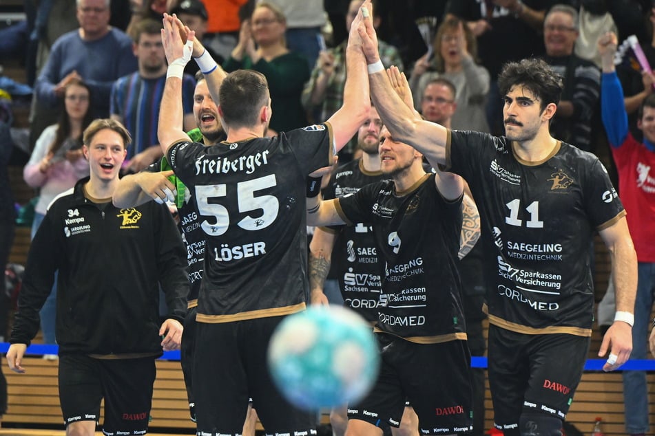 Die Jungs des HC Elbflorenz wollen nach der ersten Pokalrunde wieder jubeln.