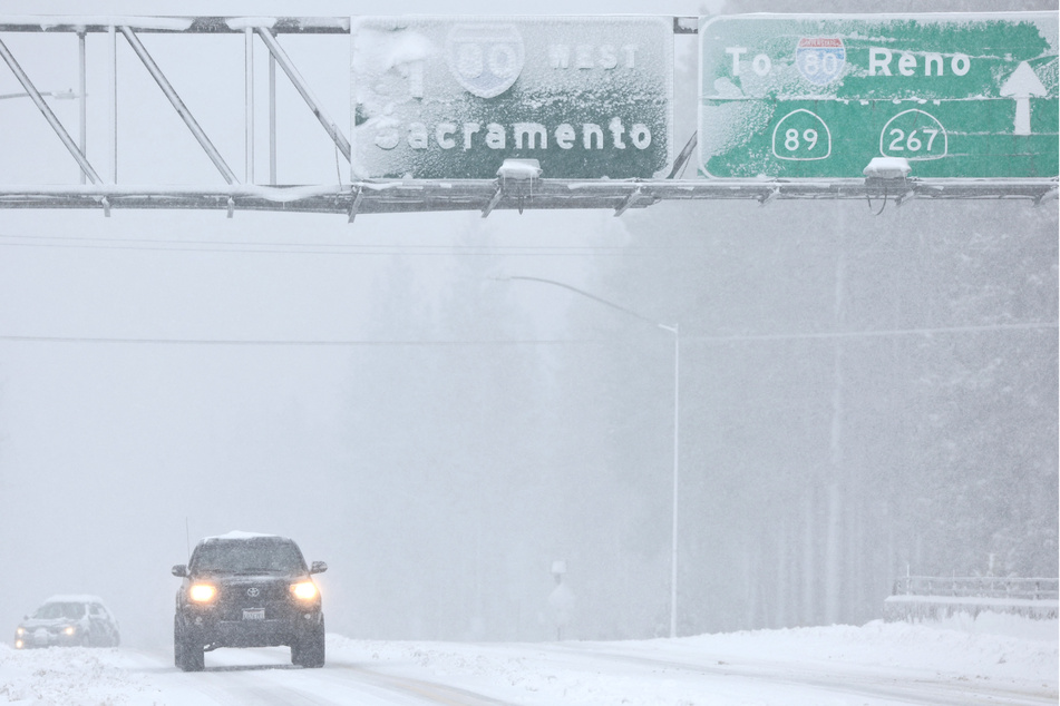 California has been hit with blizzard conditions including winds as high as 145 miles an hour.