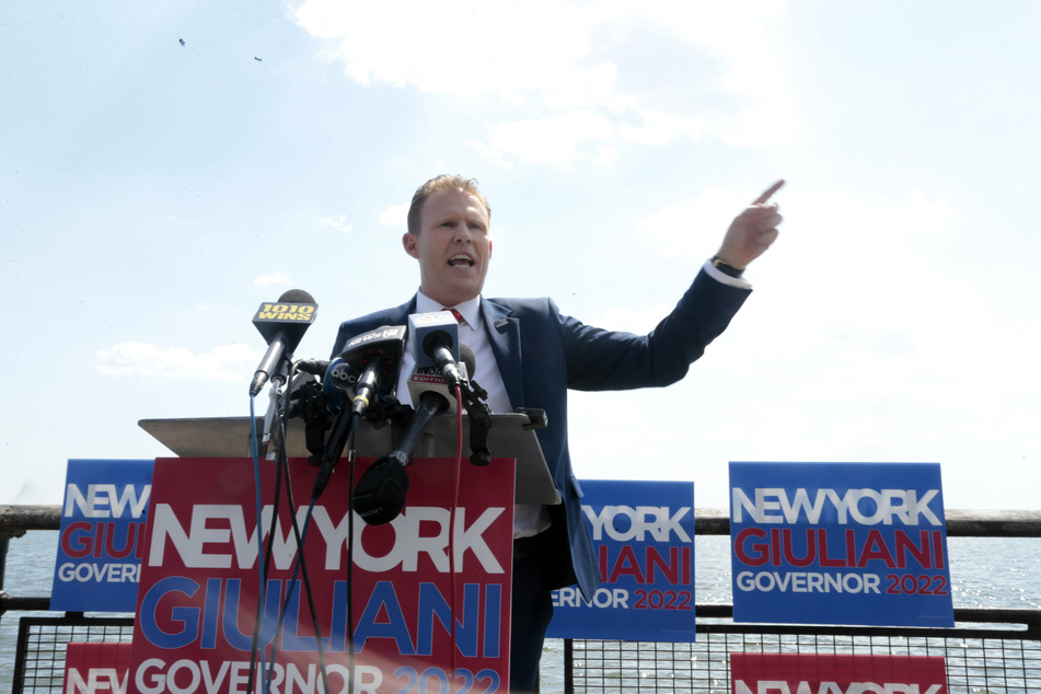 Andrew Giuliani announced his bid for New York governor on Tuesday.