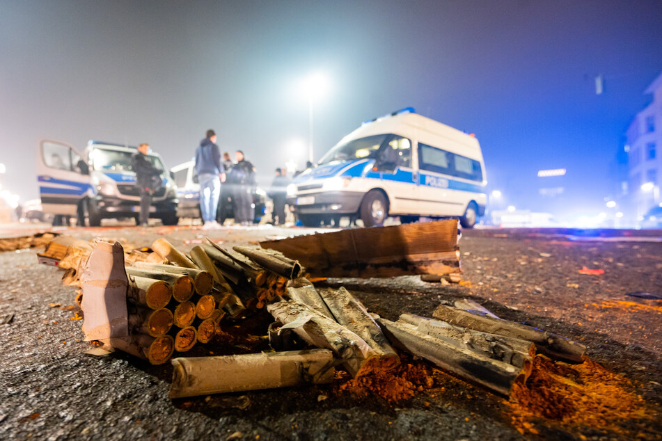 The police are always on high alert on New Year's Eve.