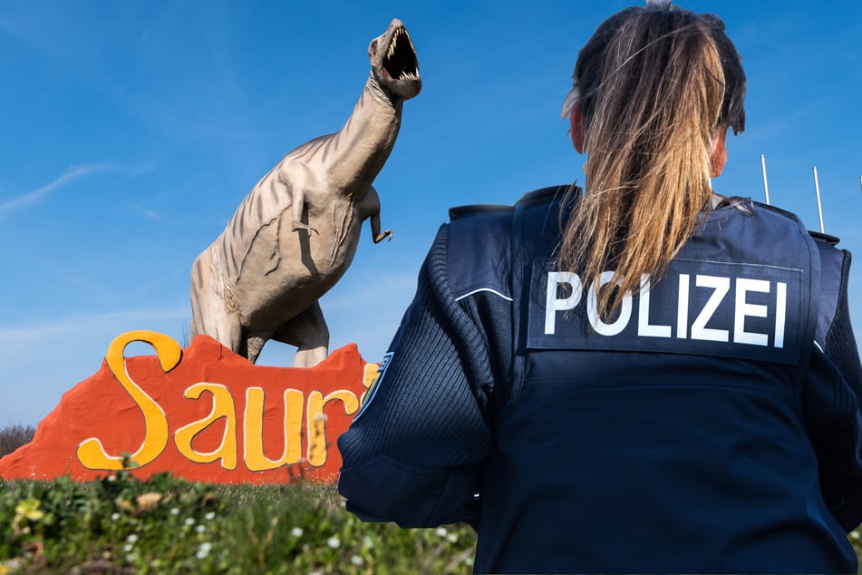 Polizeieinsatz: Eltern geraten im Saurierpark in Streit
