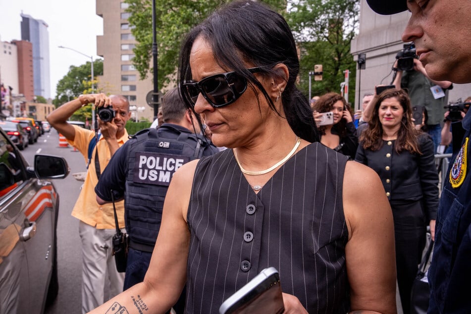 Ex-assistant Capricorn Clark leaves after testifying in the Sean "Diddy" Combs sex trafficking trial at Manhattan Federal Court on Tuesday in New York City.