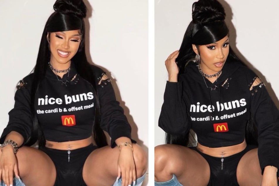 Rapper Cardi B launched new merch inspired by her McDonald's meal deal.