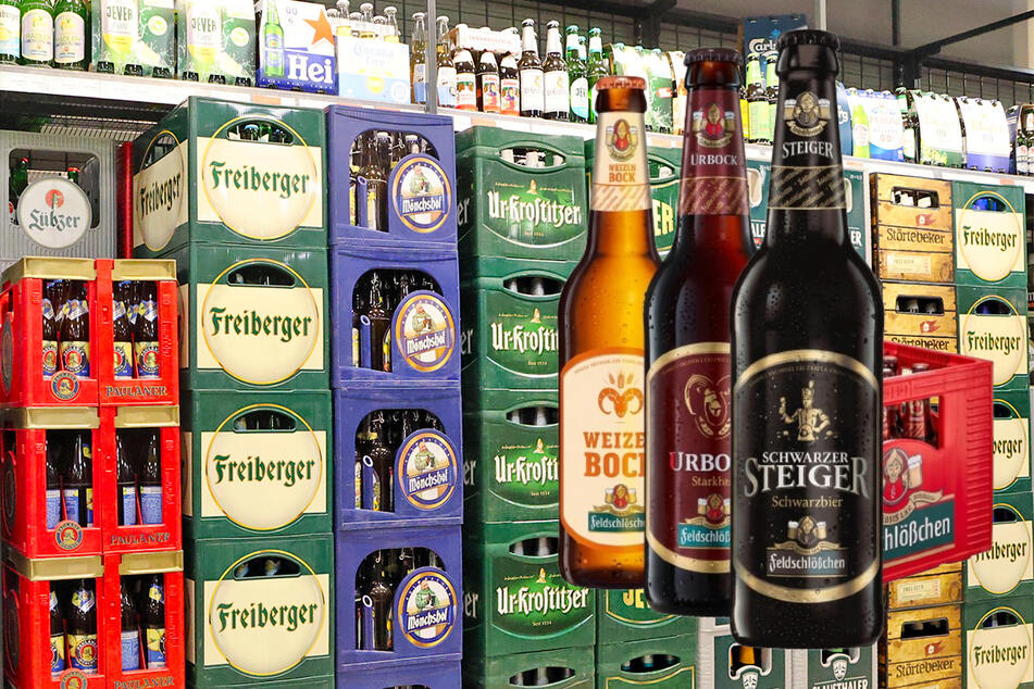 Bei Getränkewelt gibt's in Sachsen gerade regionale Biere im Kasten für unter 10 Euro