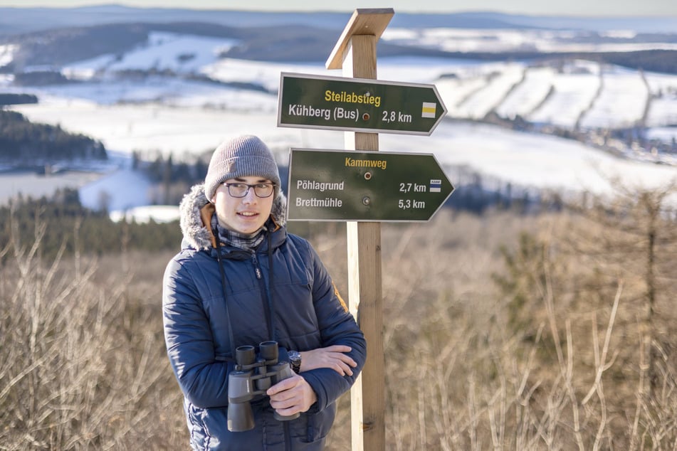 Eine der Leidenschaften von Alexander Mortan (16) ist das Wandern. Kein Wunder, wenn man in so einer Gegend wohnt.