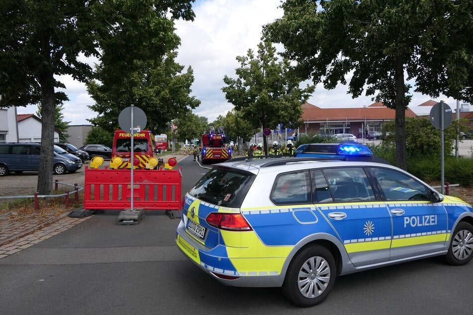 Sowohl Feuerwehr als auch Polizei rückten an.
