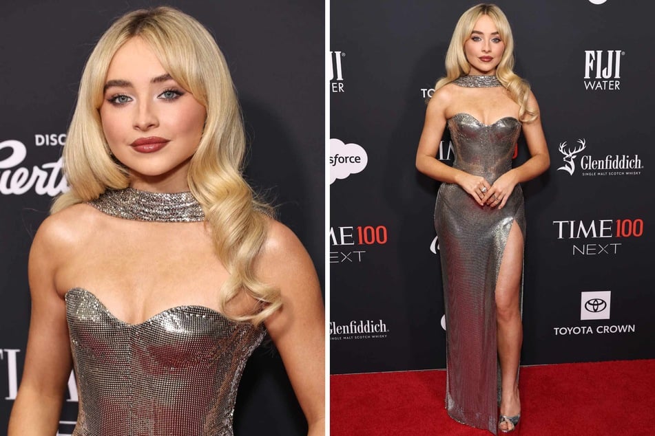 Sabrina Carpenter is off the chain in ultra-glam chainmail fashion trend