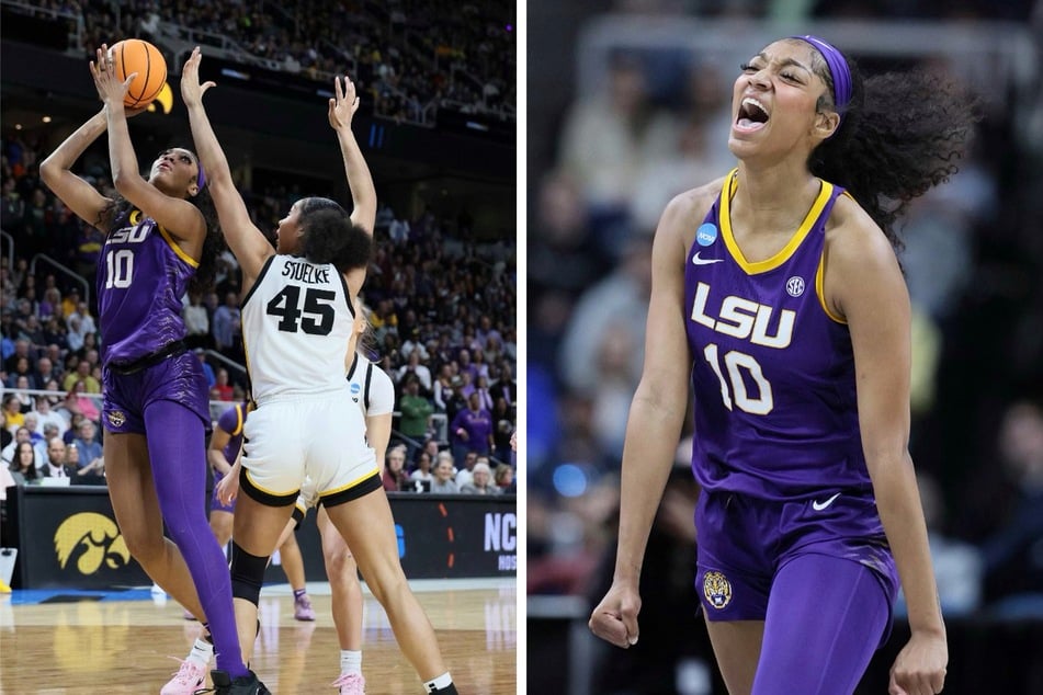 After an illustrious college basketball career, LSU hooper Angel Reese (r.) has declared for the WNBA Draft with an epic Vogue feature.